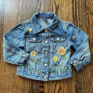 Baby Gap Sunflower Fields Denim Jacket (4Y)
